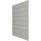 Ekena Millwork 19 5/8in. W x 19 5/8in. H Coralie EnduraWall Decorative 3D Wall Panel Covers 2.67 Sq. Ft. WP20X20CIGCG - alternate 3